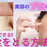 【毛穴の角栓】自宅でする角栓を取り除く方法を紹介します