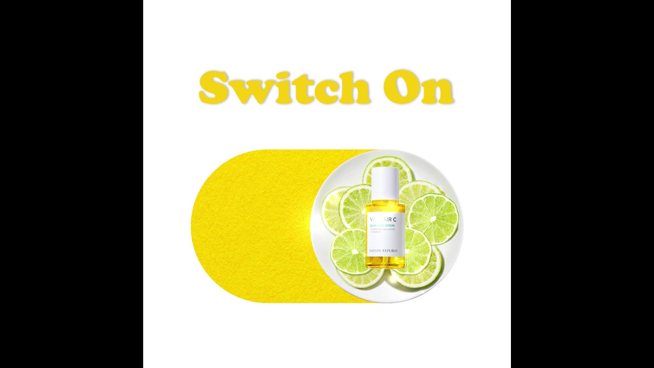 [公式ネイチャーリパブリック] シミケア🍋ビタペアCシミケアセラムで美肌 Switch On！🔛👆🏻