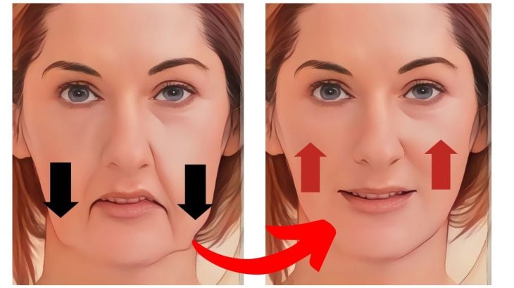 3-Min Face Lifting Exercises to Tighten Jowls, Cheeks & Laugh Lines!