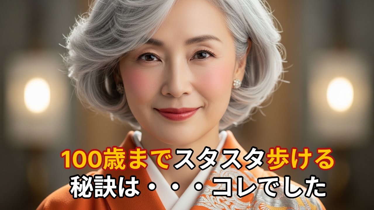 100歳になっても自分の足でスタスタ歩く。長寿・健康法