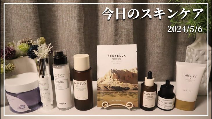 【今日のスキンケア】好きな動画と、今ハマってるドラマの話【ISNTREE/VTCOSMETICS/COSRX/SKIN1004】