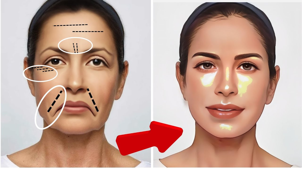 Natural Anti-Aging Face Exercises: How to Get Glowing | Daily Face Yoga for Wrinkles