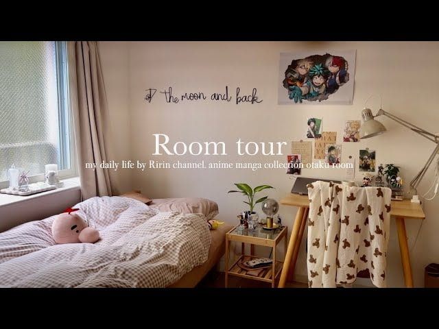 [Room tour](ENG)アニメオタク|1R|一人暮らし🌱シンプルに好きなものに囲まれたい部屋🕯️🌙anime|楽天*DAISO*IKEA*百均*ニトリ*無印*