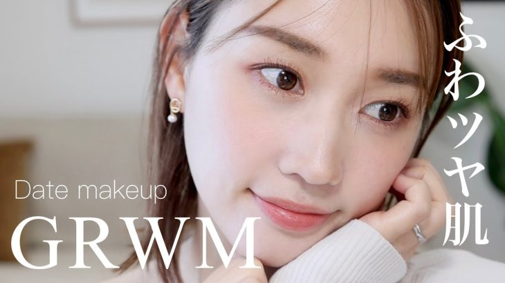 【冬デートメイク☃️】ふわツヤ肌な透明感キラキラメイクがしたい気分💓